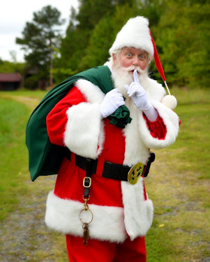 Jim Hastings, Durham's Santa and St. Nicholas.